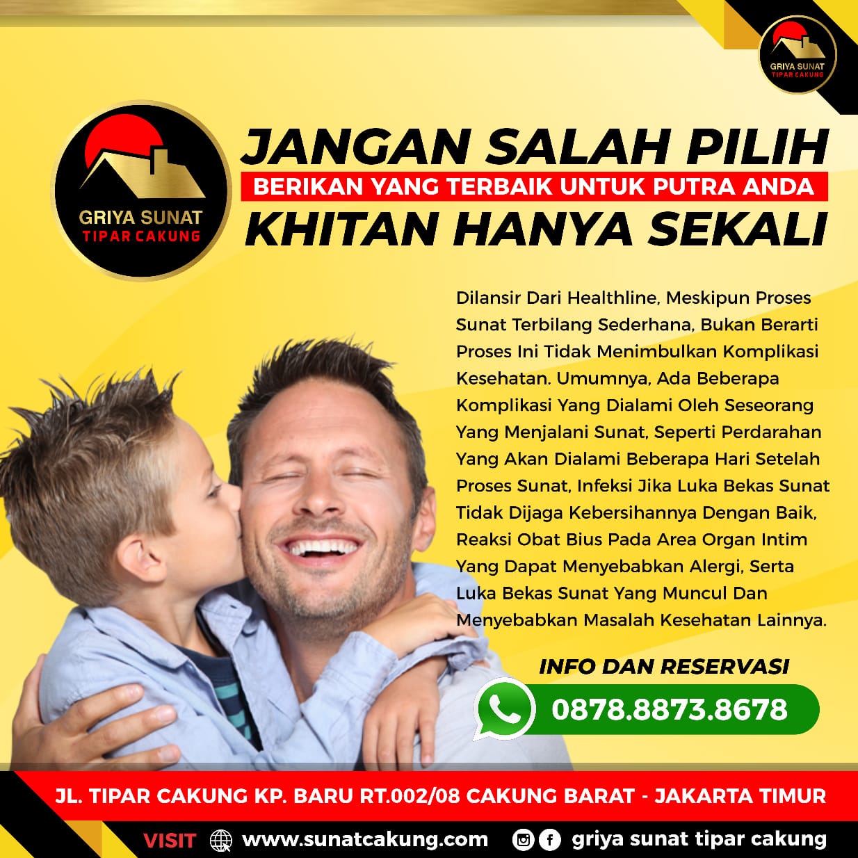 jangan salah pilih khitan hanya sekali