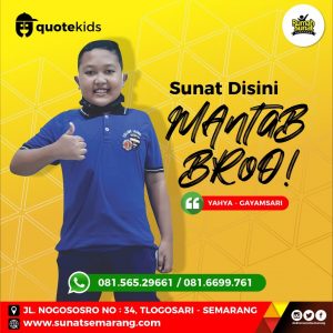 sunat mantap bestie