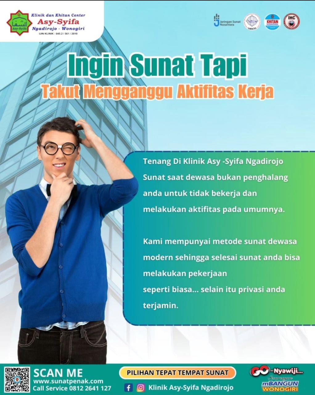 SUNAT DEWASA METODE STAPLER TANPA CUTI KERJA DI JATIROTO