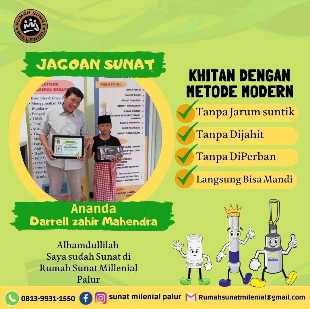 SOLUSI KHITAN NYAMAN TANPA RASA TRAUMA DI KARANGANYAR