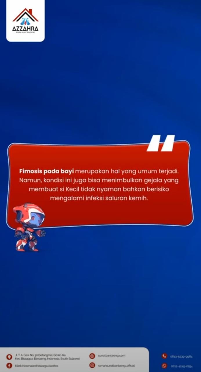 INFORMASI SUNAT FIMOSIS CEPAT KERING DI JENEPONTO