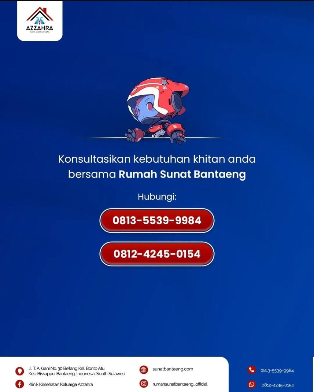 SOLUSI KHITAN NYAMAN TANPA RASA TRAUMA DI JENEPONTO  