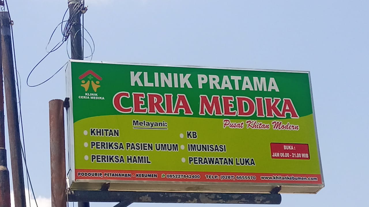Klinik Pratama CERIA MEDIKA Kebumen: Kesehatan yang Menyenangkan, Dekat di Hati