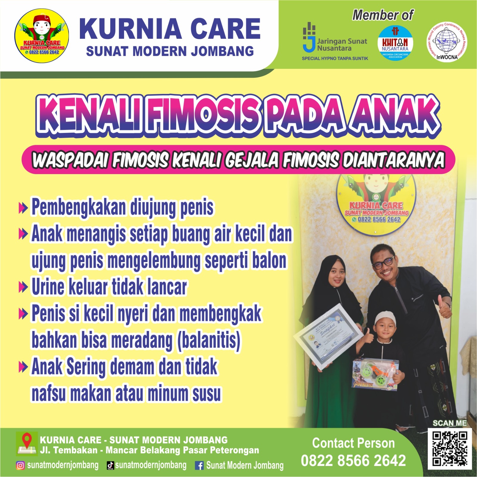 Kenali Tanda-tanda Fimosis pada Anak, Konsultasikan pada KURNIA CARE - Khitan Modern Jombang 0822.8566.2642