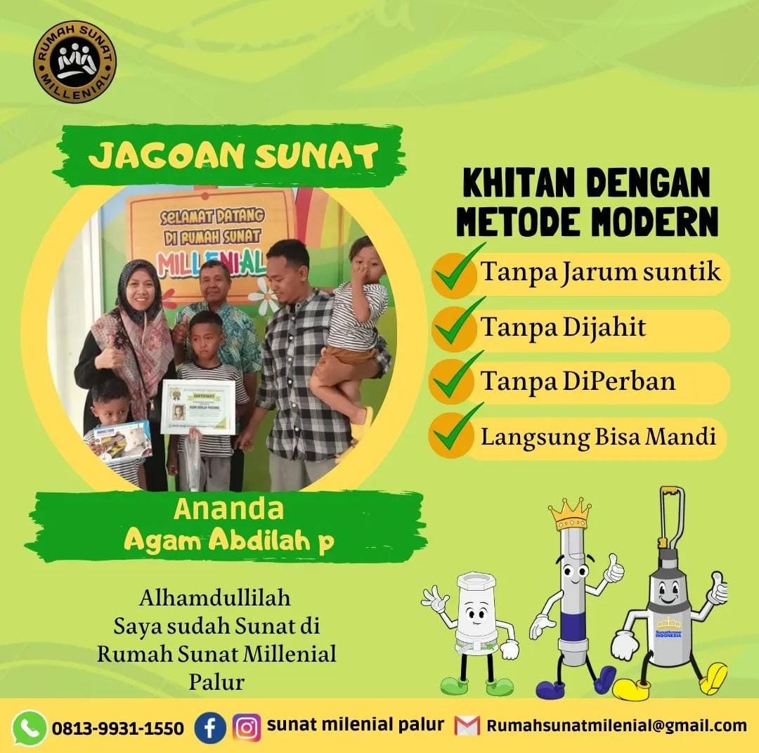 Sunat Tanpa Rasa Sakit : Keajaiban Sunat Klamp Di Karanganyar
