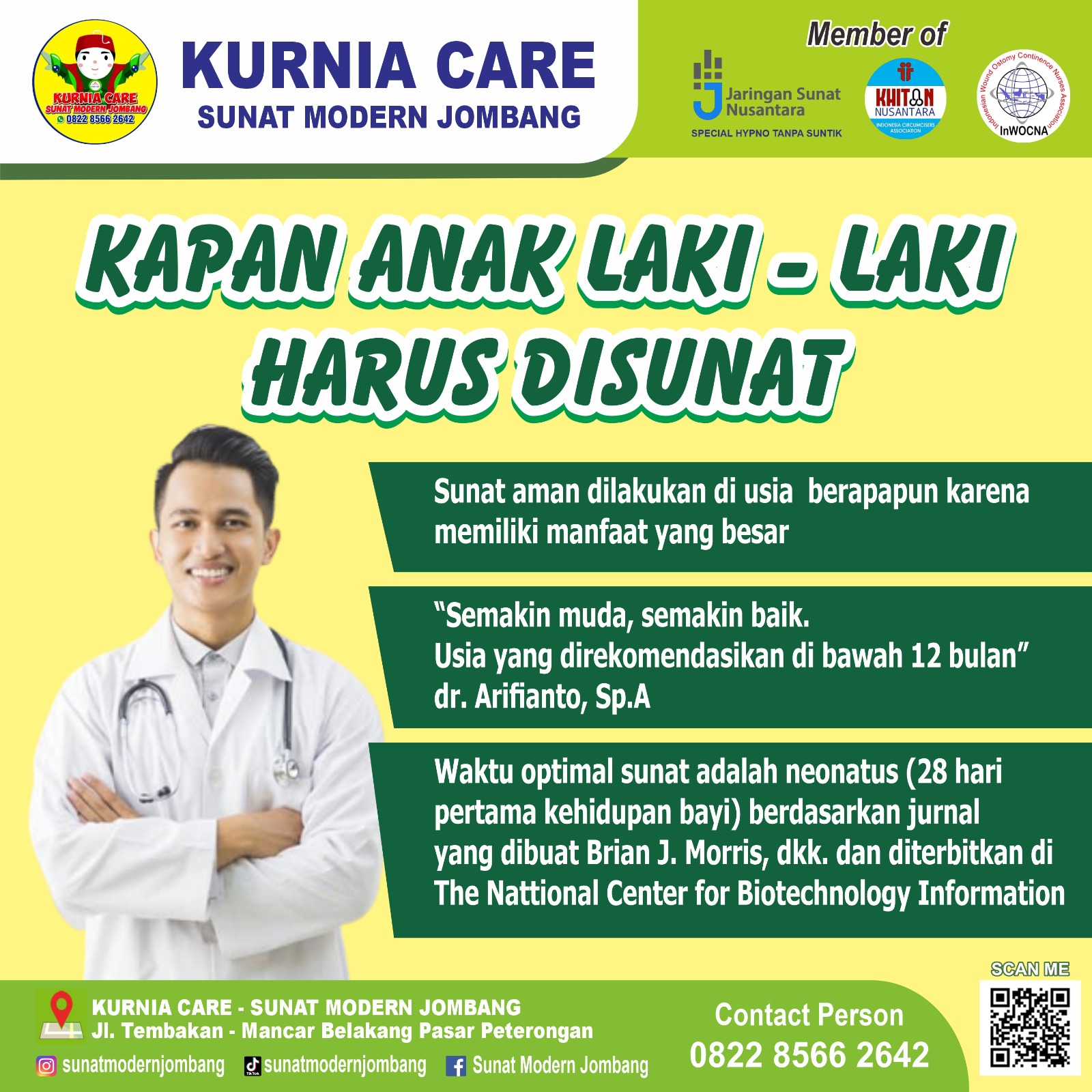 Khitan Anak Laki-Laki: Menunggu Waktu yang Tepat atau Tindakan Secepat Mungkin? || KURNIA CARE – KHITAN MODERN JOMBANG 0822.8566.2642