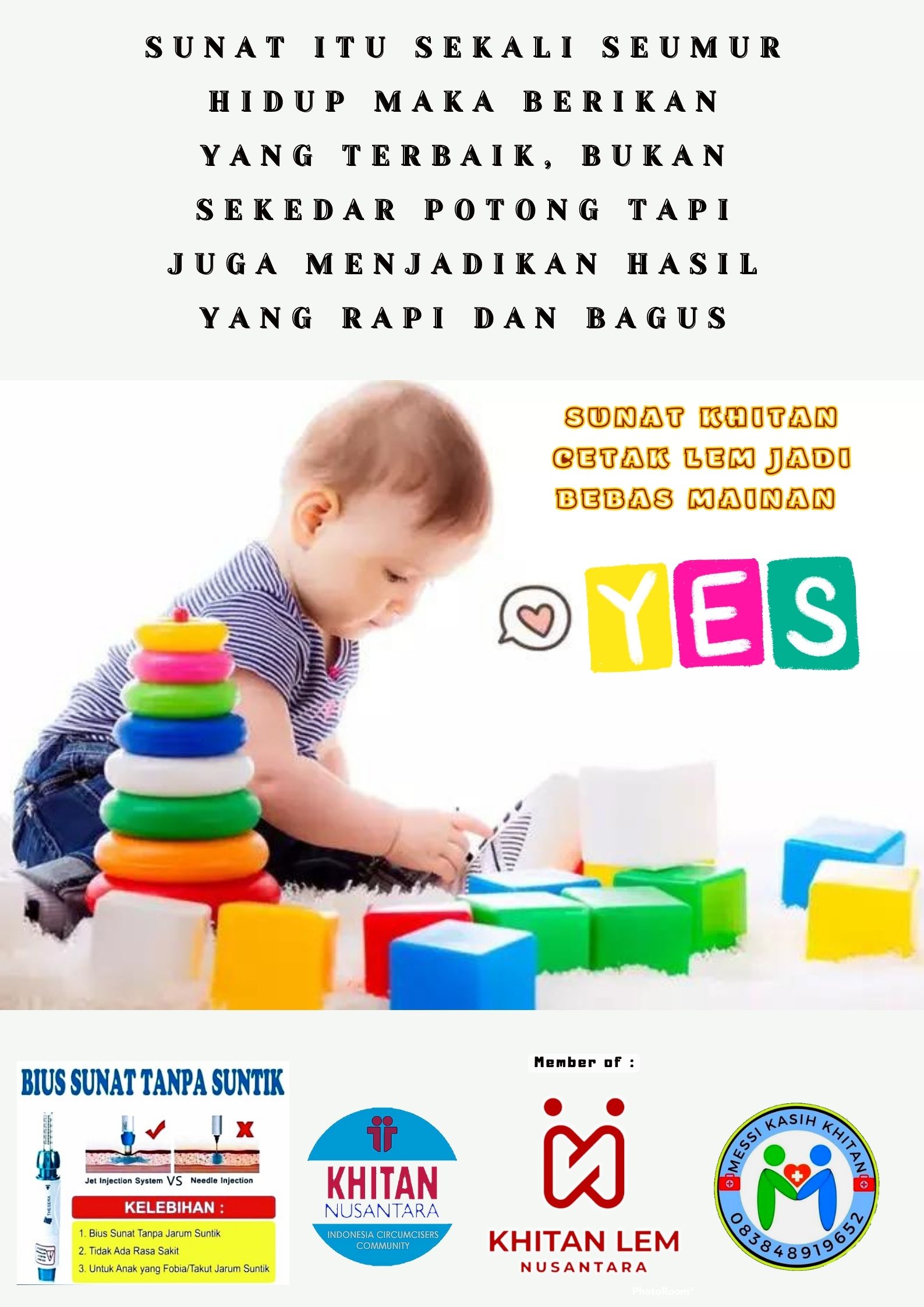 Ayah Bunda Mencari Tempat Sunat Bayi Fimosis di Sidoarjo? Pastinya Messi Kasih Khitan Sidoarjo, Layanan Sunat Berkualitas Tanpa Rasa Sakit