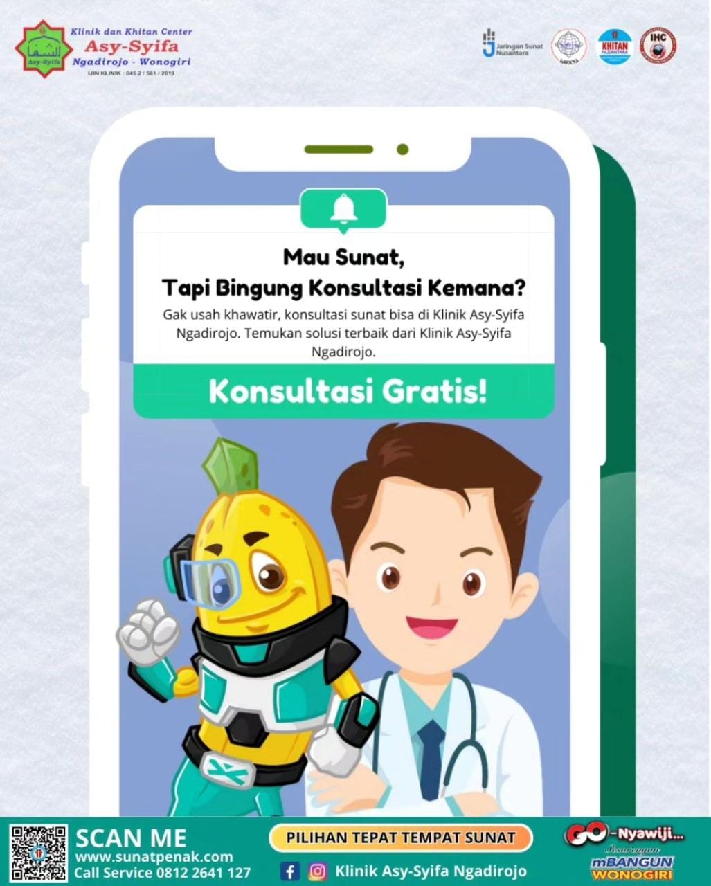 Khitan Anak Gemuk Wonogiri Dengan Metode Cepat dan Kering