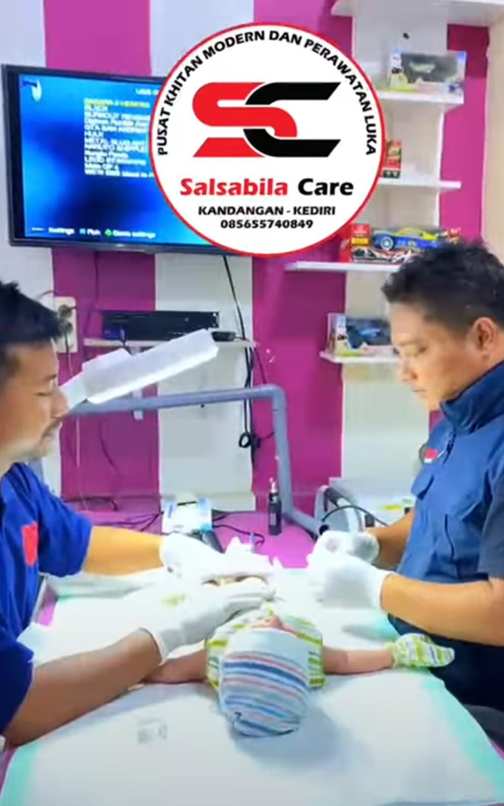 engalaman Menyenangkan Sunat Bayi di Pusat Khitan Modern Salsabila Care