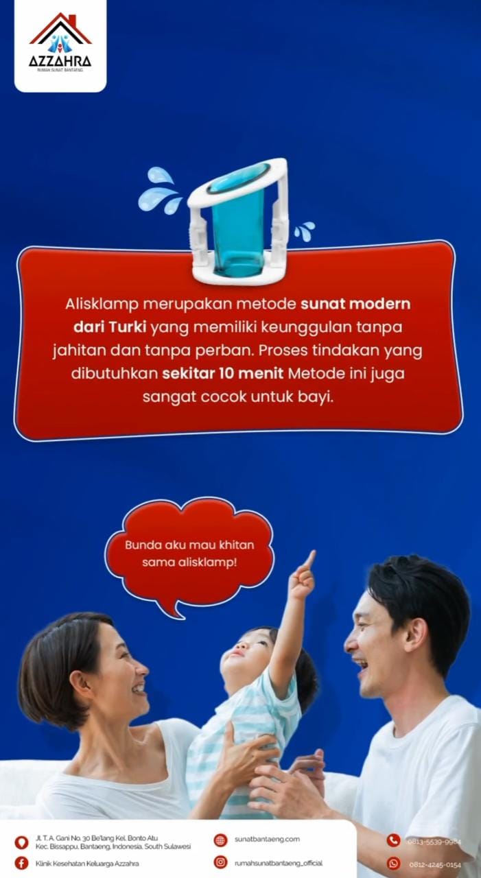 Khitan Bayi Di Rumah Sunat Bantaeng Yang Termodern Di Bantaeng
