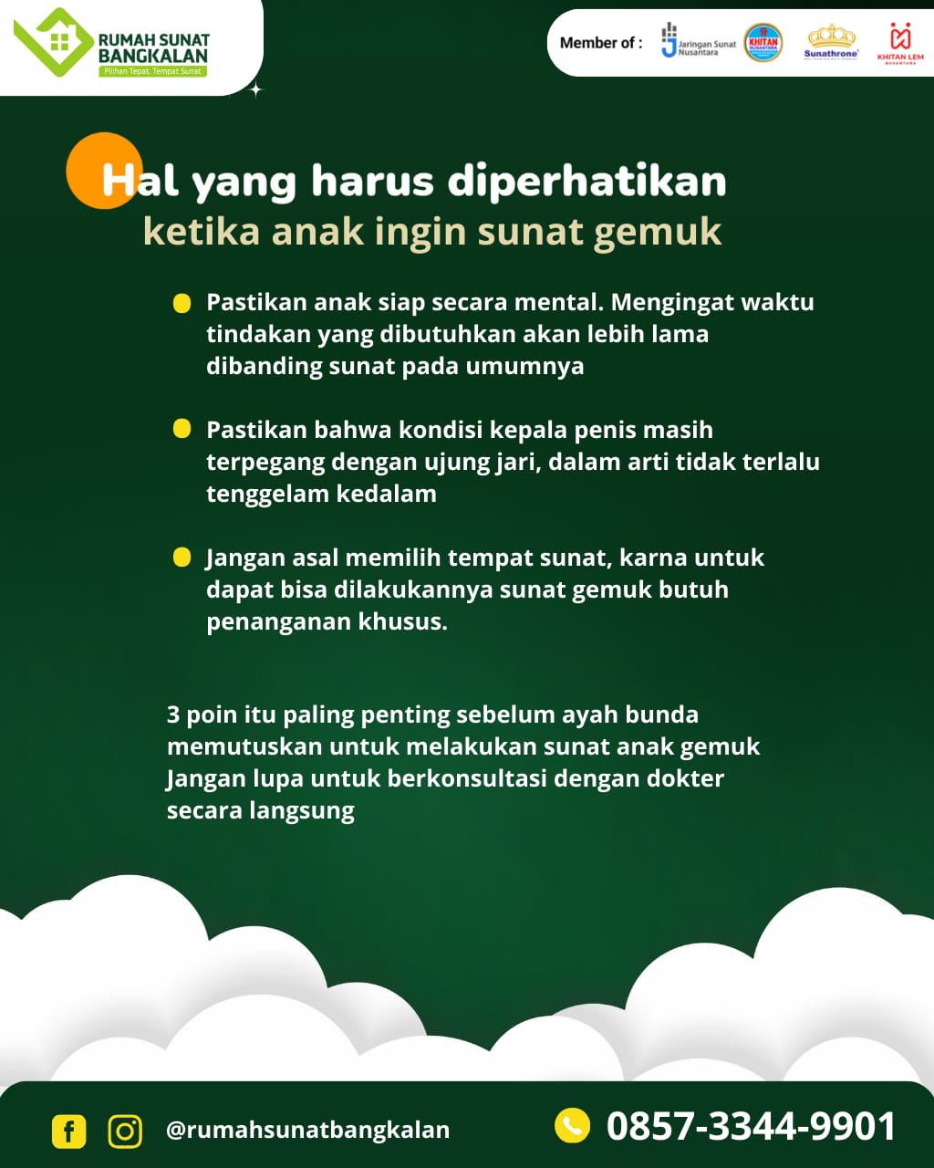 Tipe Gemuk pada Anak dan Metode Sunat yang Sesuai di Bangkalan