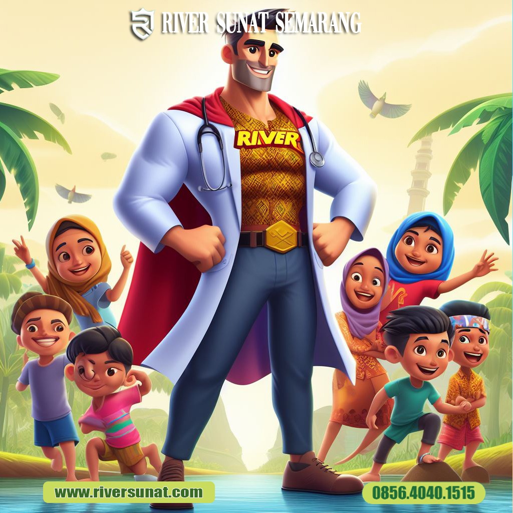 Pahlawan Sunat segala usia di RIVER Sunat Semarang 0856 - 4040 – 1515