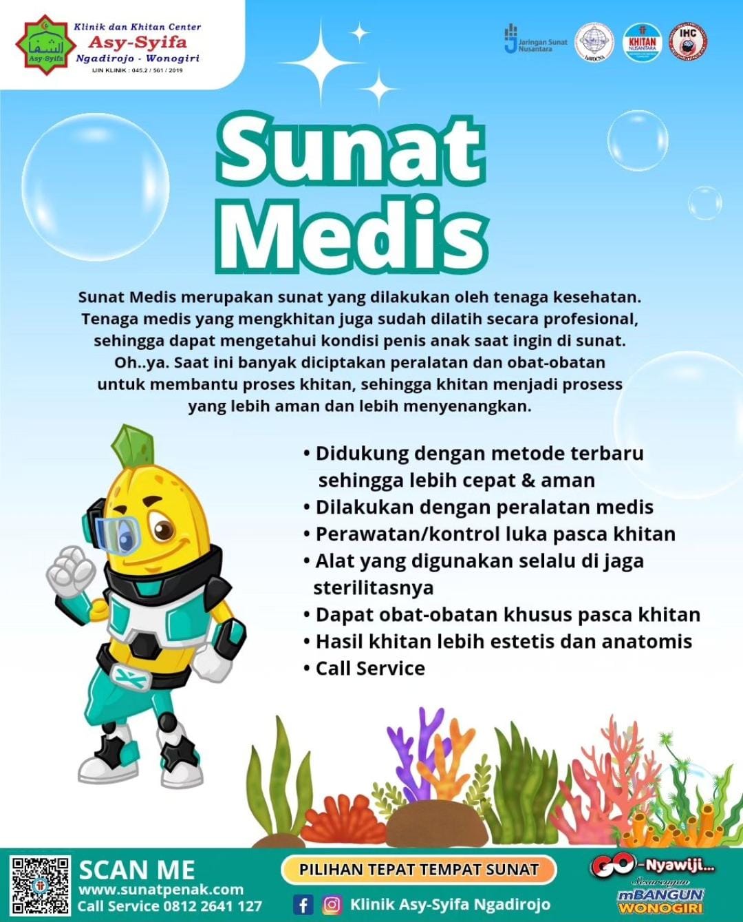Pelayanan Khitan Anak Berkebutuhan Khusus di Klinik dan Khitan Center Asy-Syifa Ngadirojo