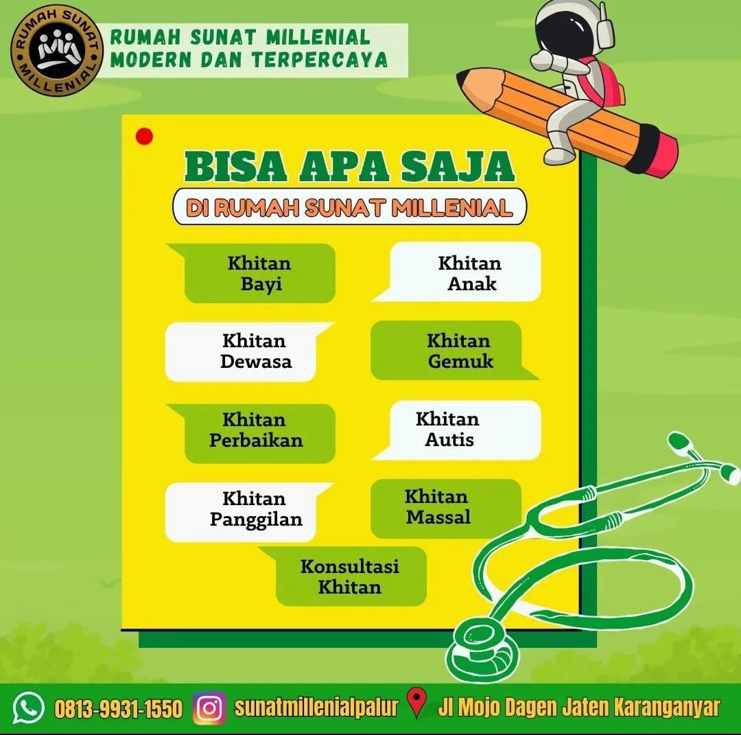 Pelayanan Khitan Anak Berkebutuhan Khusus di Rumah Sunat Millenial Palur Karanganyar