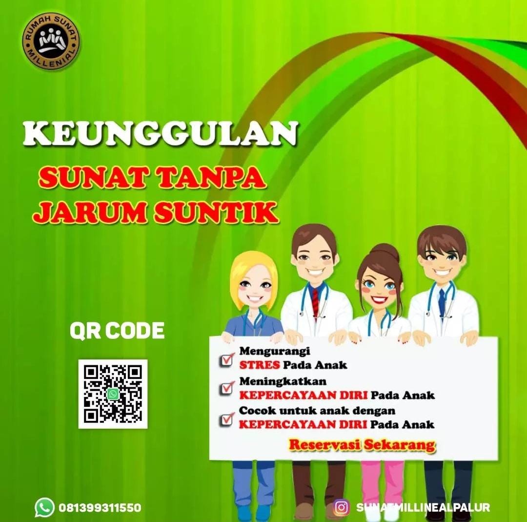 Khitan Anak Yang Penuh Kesejukan di Rumah Sunat Millenial Palur Karanganyar