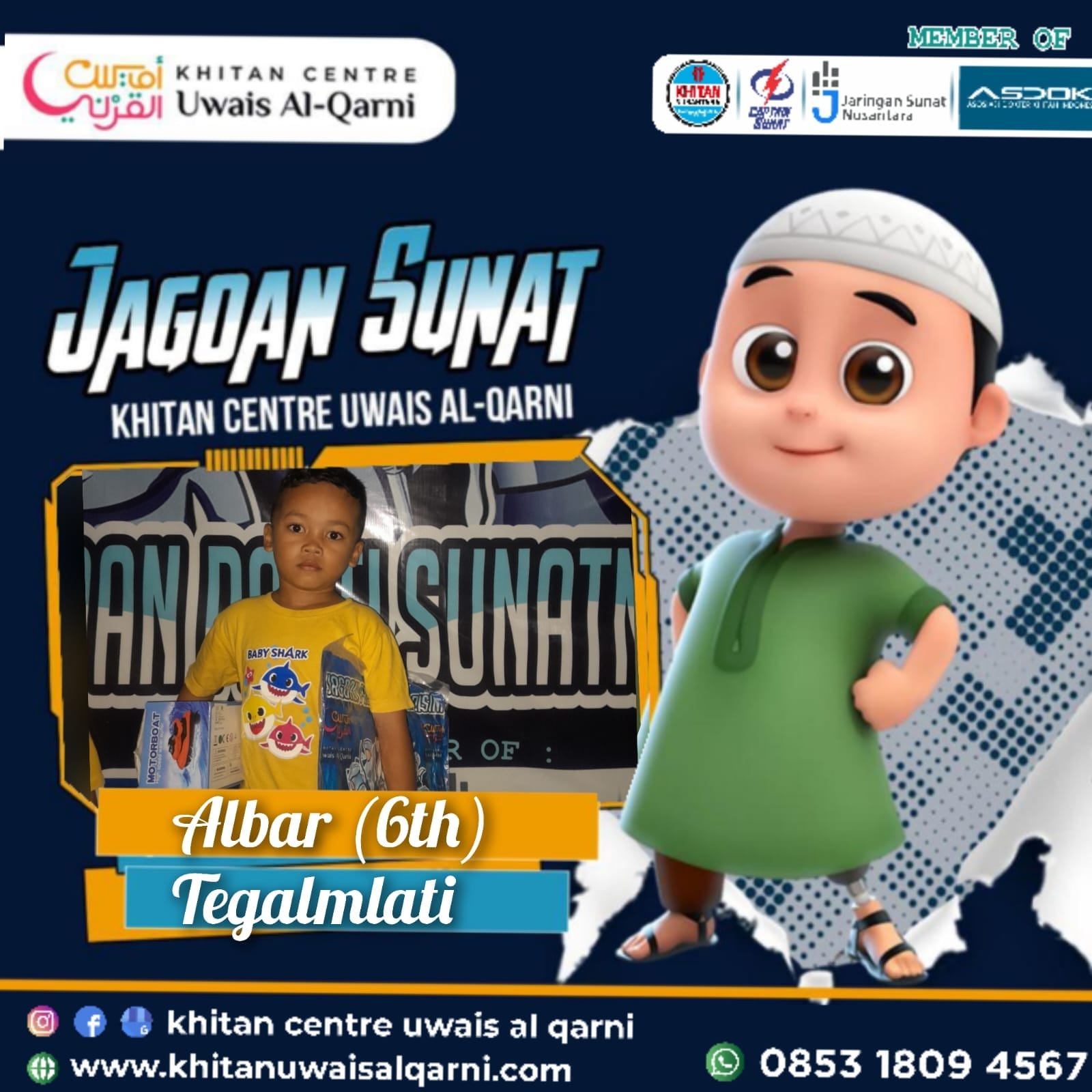 Sunat Bayi Teraman dan Nyaman Hanya Ada di Khitan Centre Uwais Al Qarni