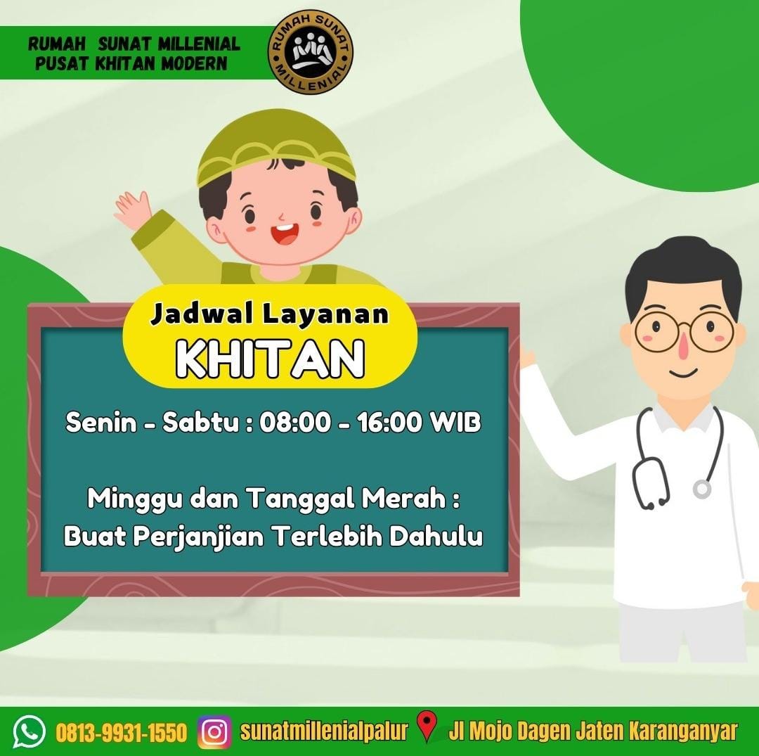 Tim Medis Berpengalaman & Metode Sunat Terkini Di Karanganyar