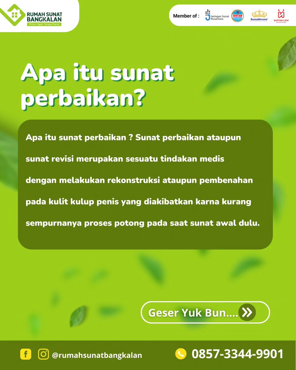 Keamanan dan Kenyamanan - Sunat Dewasa Modern di Rumah Sunat Bangkalan