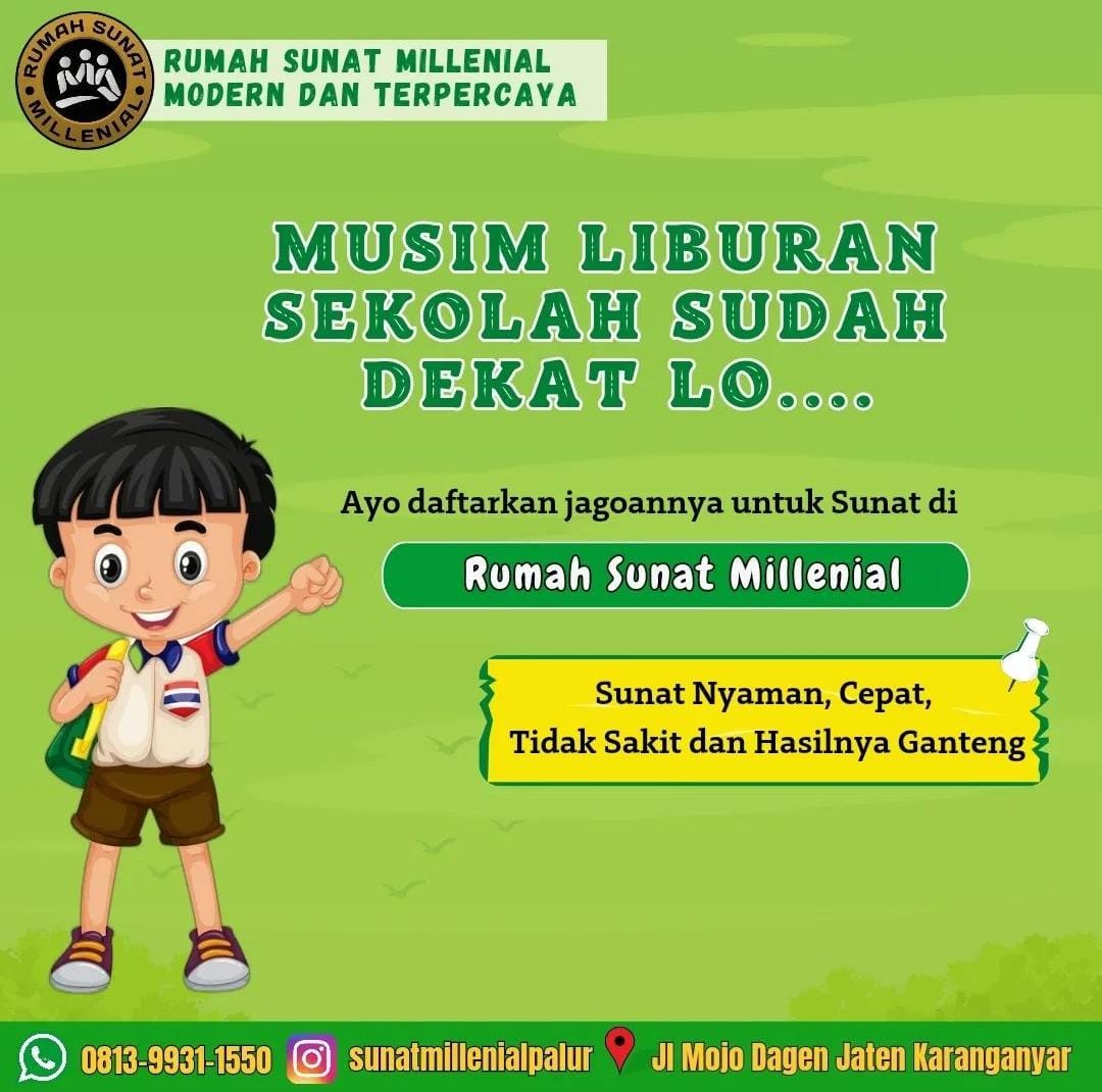 Proses Sunat Anak Yang Mudah Aman dan Tidak Menakutkan Di Karanganyar