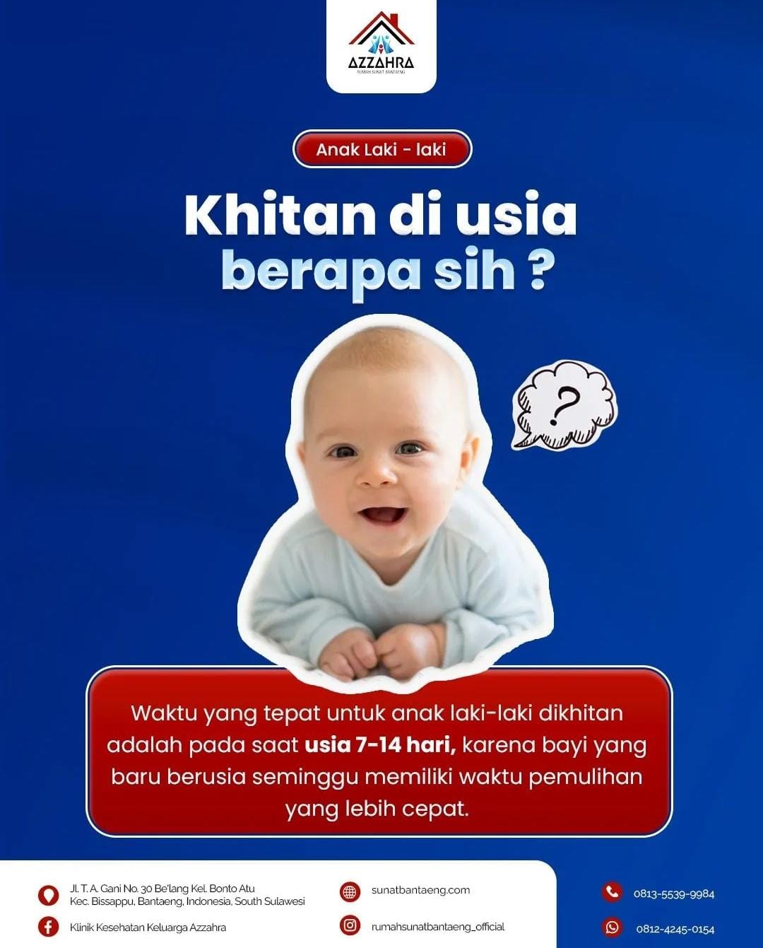 Kunci Sukses Sunat Bayi Di Bantaeng