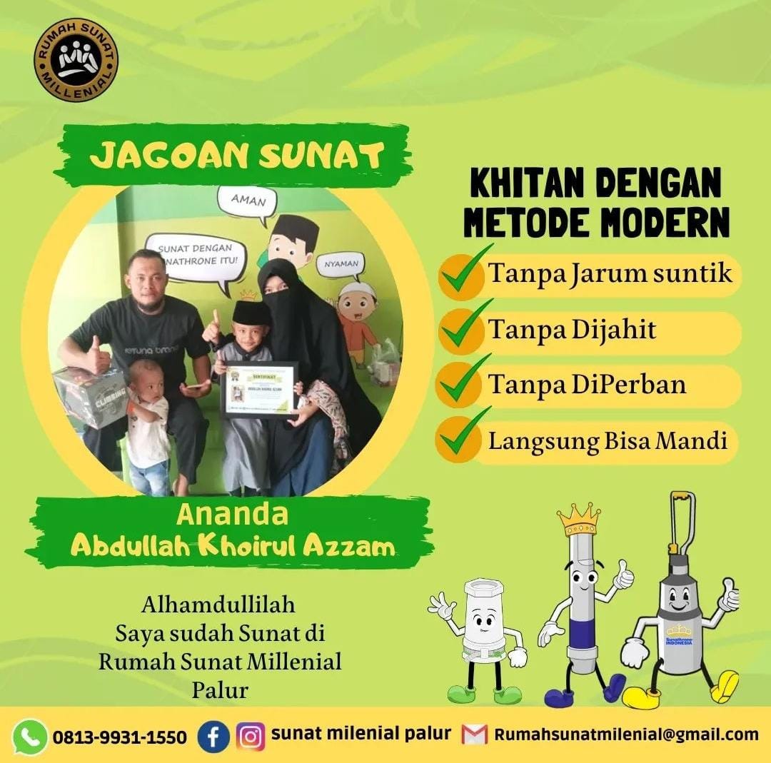 Layanan Khitan Metode Lem Yang Aman dan Nyaman Di Karanganyar