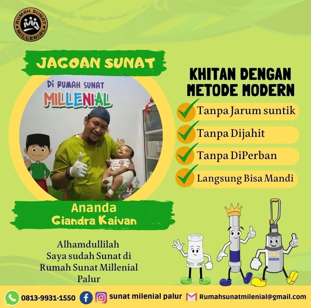 Sunat Bayi Berkualitas di Rumah Sunat Millenial Palur Karanganyar