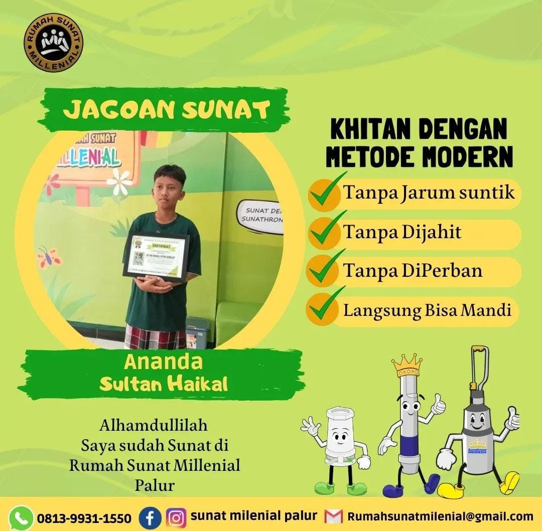 Mengungkap Keistimewaan Sunat di Rumah Sunat Millenial Palur Karanganyar