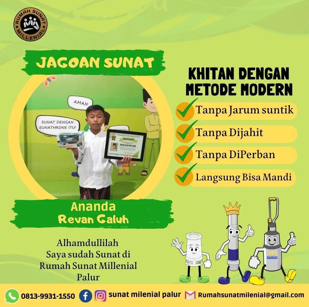 Sunat Terbaik di Rumah Sunat Millenial Palur Karanganyar Pemulihan Cepat