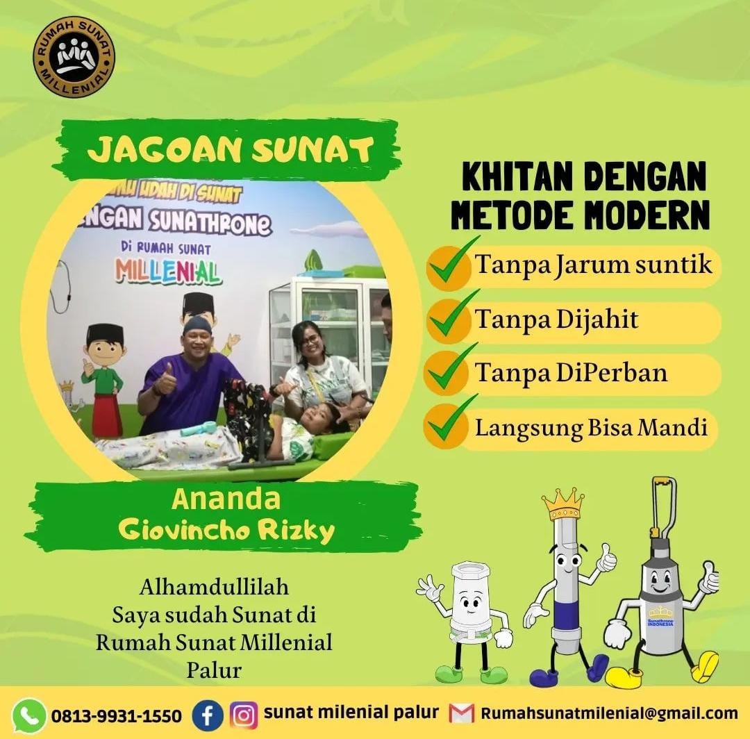 Sunat Saat Liburan yang Menggembirakan bagi Anak di Karanganyar