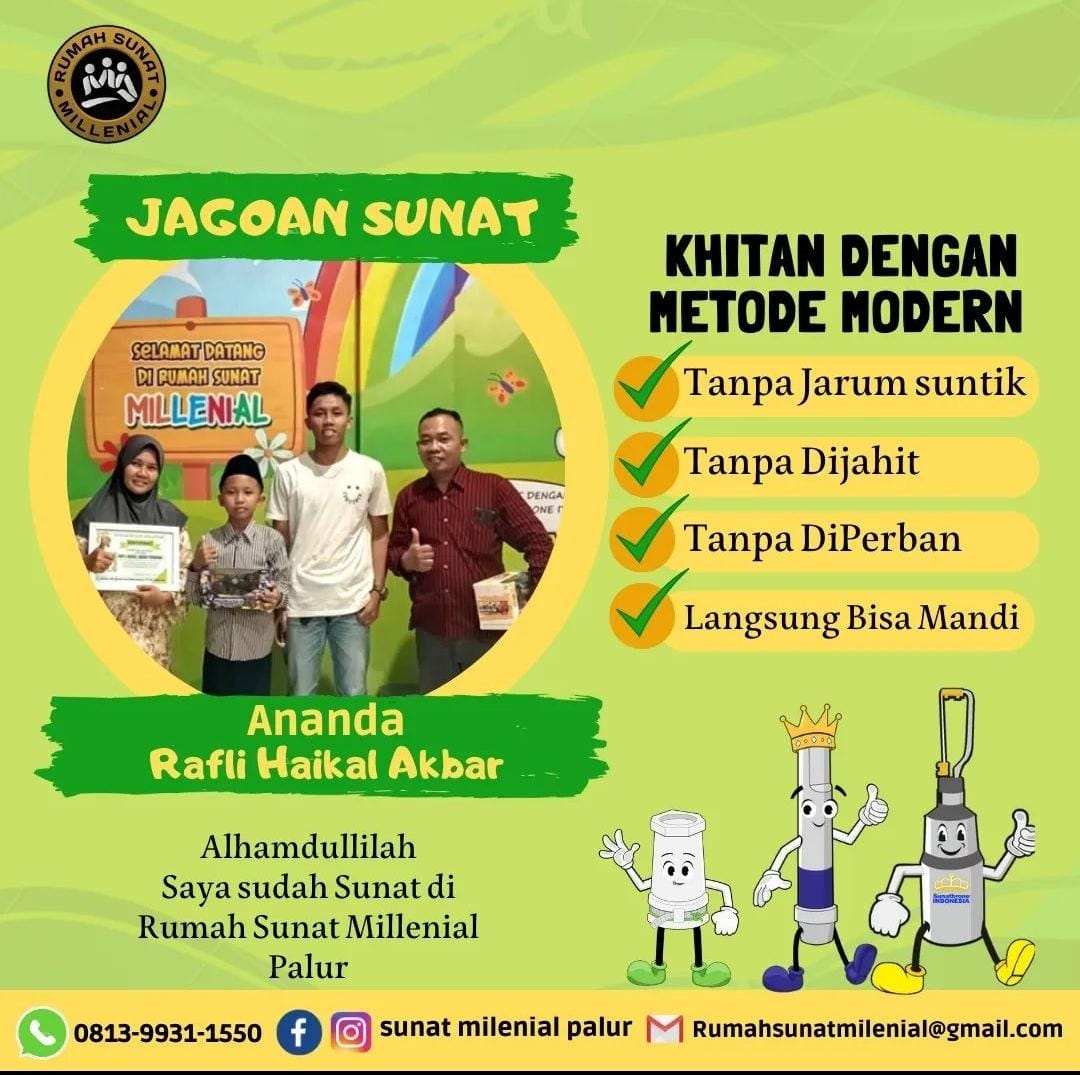 Sunat Saat Liburan yang Menggembirakan bagi Anak di Karanganyar