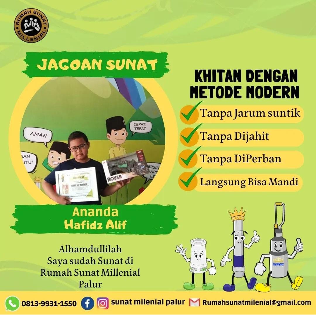 Mengenal Kenyamanan Khitan Metode Esu Sealer Di Rumah Sunat Millenial Palur Karanganyar
