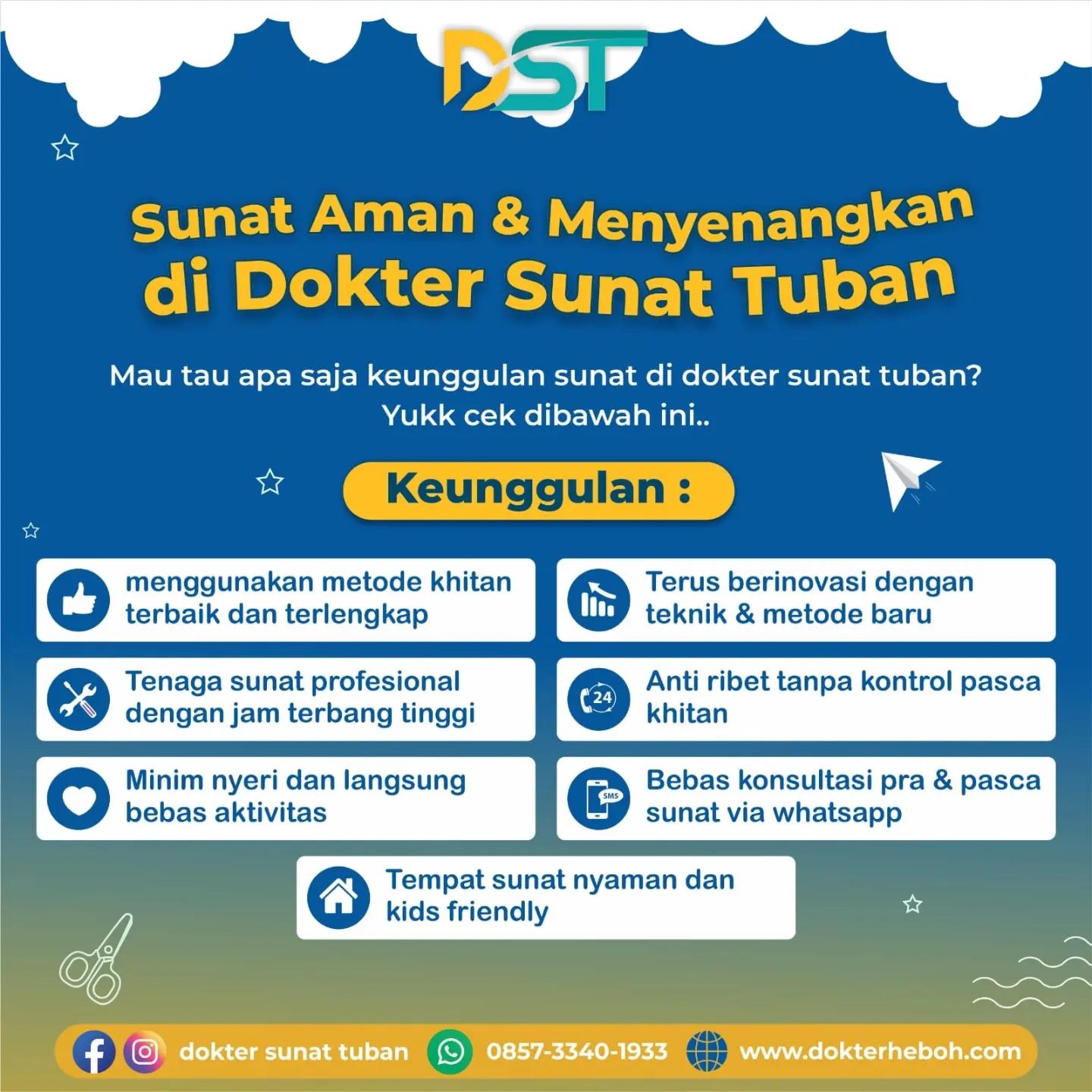 Terpercaya dan Nyaman! Tempat Sunat Favorit di Tuban
