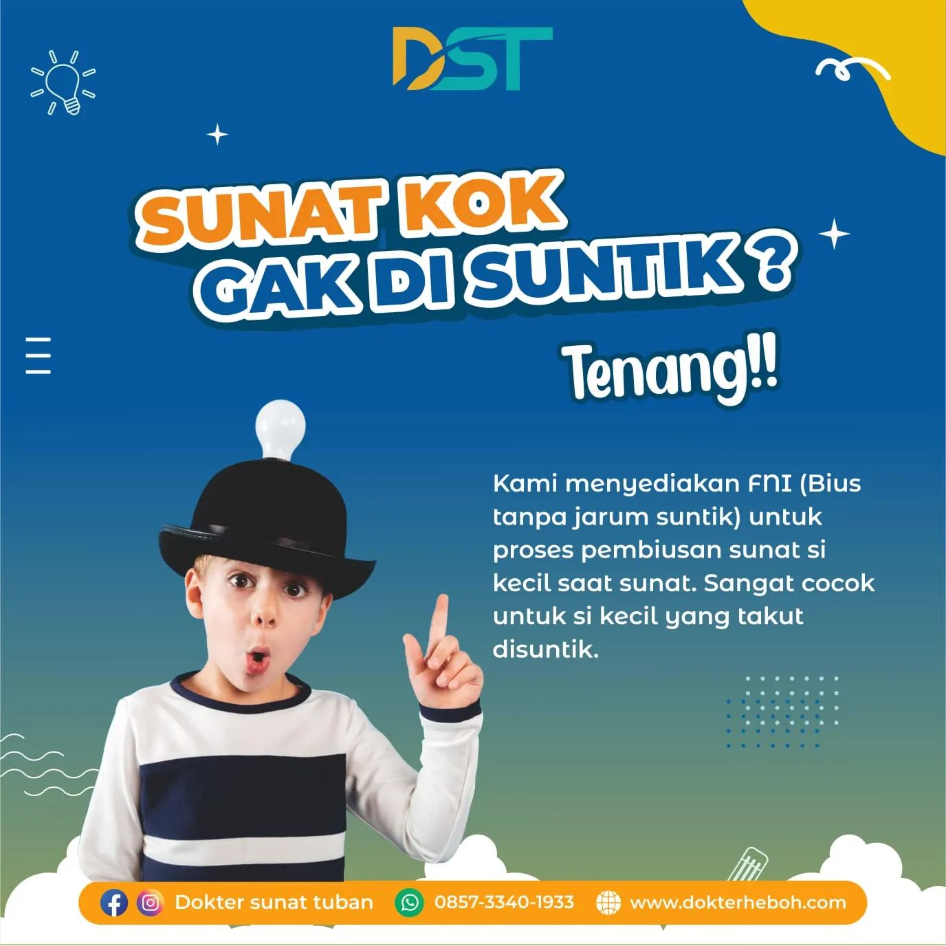 Tempat Khitan Anak yang Nyaman dan Tanpa Suntikan? Kunjungi Saja Tuban