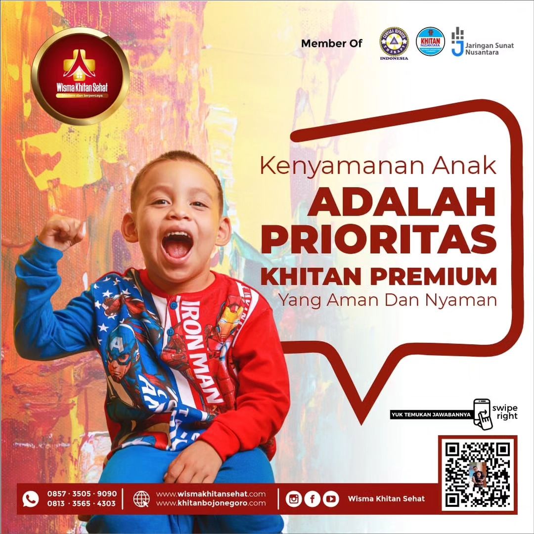 Wisma Khitan Sehat : Kenyamanan Anak Adalah Prioritas Khitan Premium yang Aman dan Nyaman