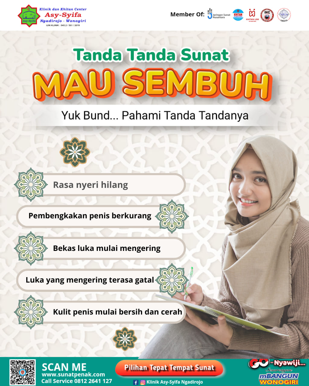 Orang Tua Harus Tahu, Ini Tanda-tanda Sunat Mau Sembuh Menurut Klinik dan Khitan Asy Syifa Ngadirojo