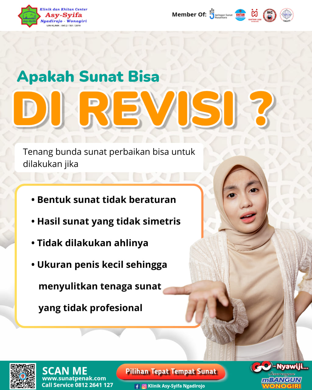 Apakah Sunat Bisa Direvisi? Tentu Saja Bisa di Klinik dan Khitan Center Asy Syifa Ngadirojo - 0812 2641 127