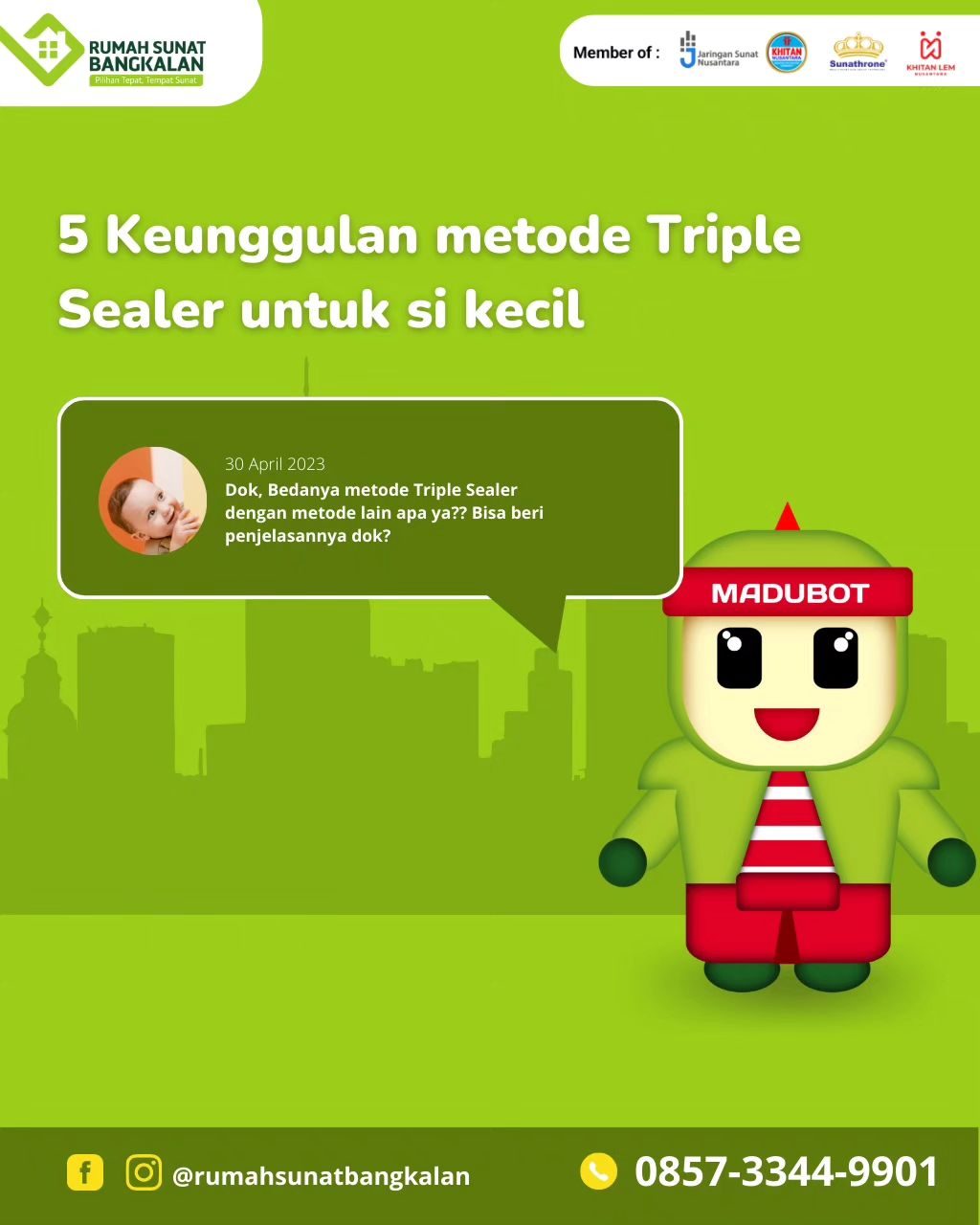 Khitan Praktis dan Aman untuk Semua Usia dengan Metode Klamp di Bangkalan