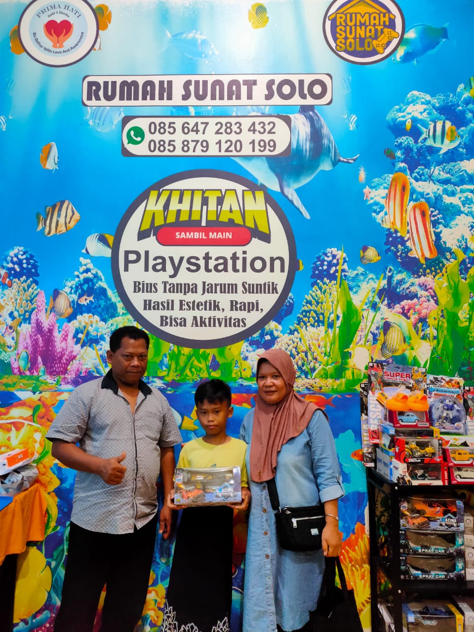 Sunat tanpa rasa sakit untuk anak dengan fimosis di Rumah Sunat Prima Hati Solo