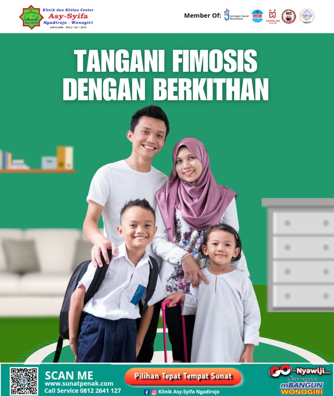 Tangani Fimosis dengan Berkhitan di Klinik dan Khitan Center Asy Syifa Ngadirojo - 0812 2641 127