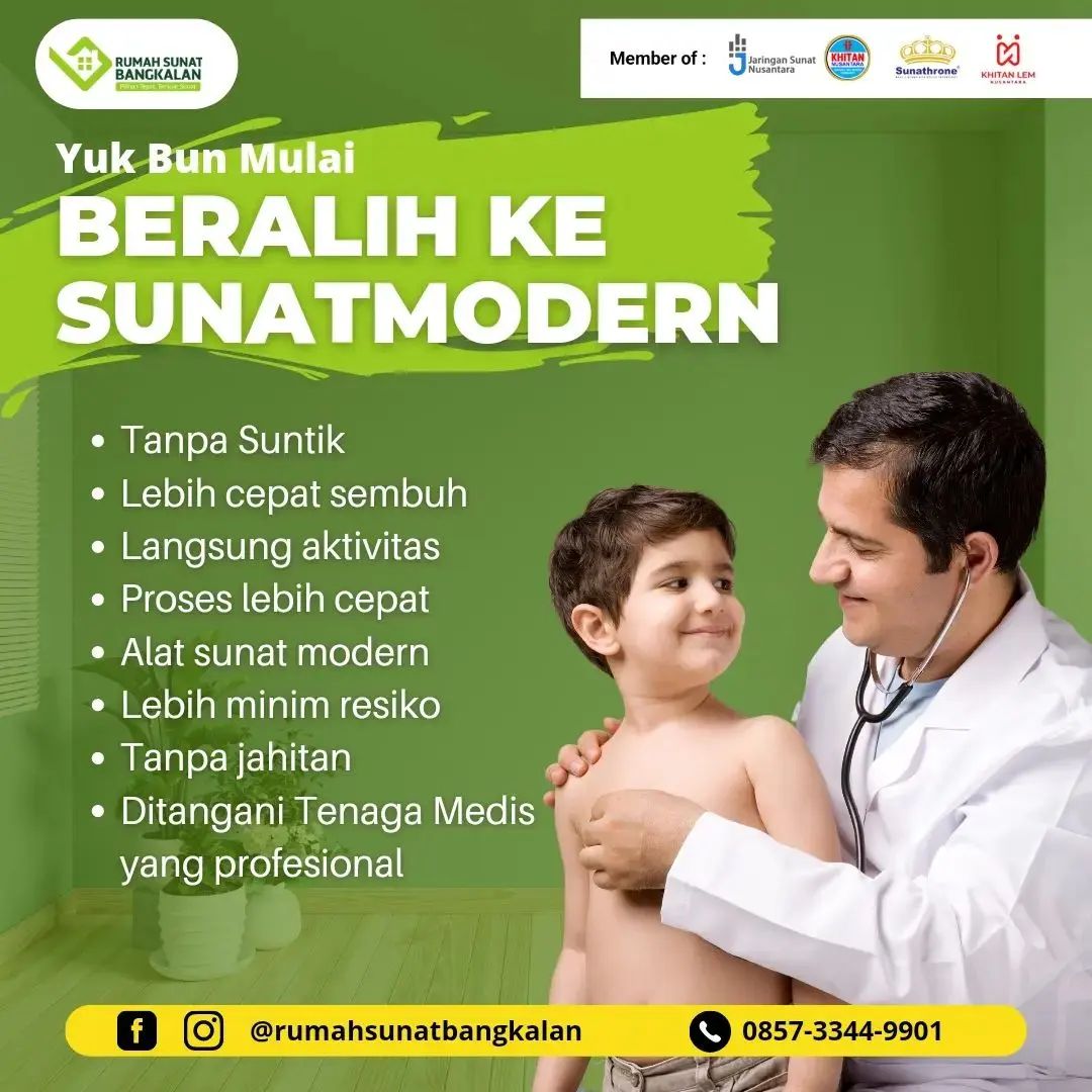 Layanan Sunat Modern Terpercaya di Bangkalan dengan Pilihan Metode yang Inovatif