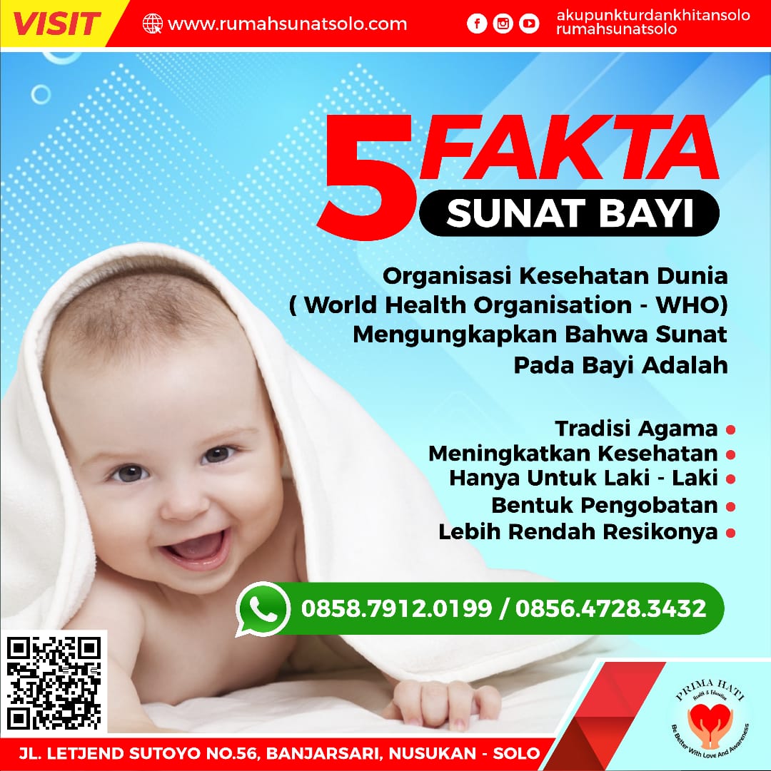 Khitan Bayi Modern dan Aman dengan Tenaga Ahli di Rumah Sunat Prima Hati Solo!