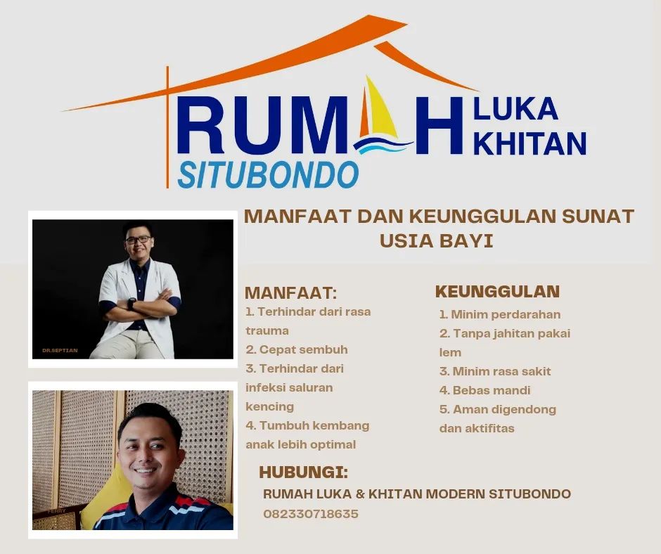 Sunat Bayi dengan Cara Terbaik? Datang ke Rumah Luka & Khitan Modern Situbondo