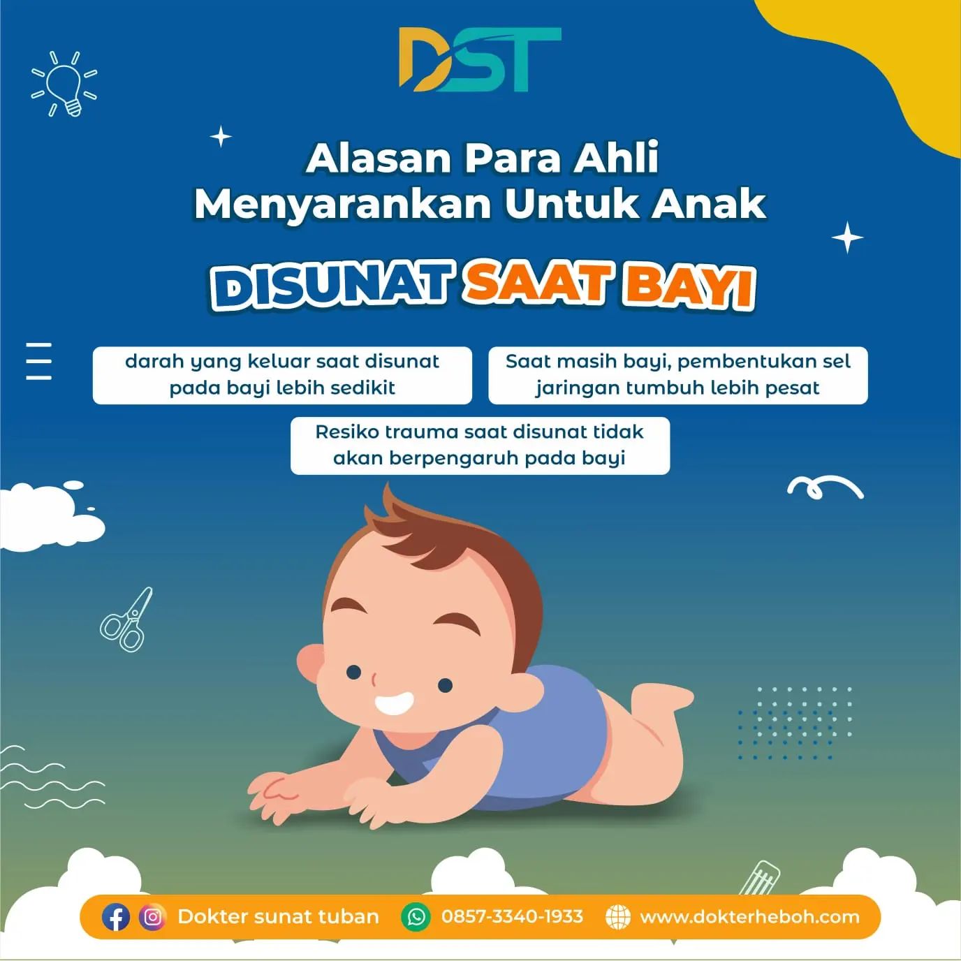 Sunat Bayi Tanpa Rasa Sakit dan Cepat di Klinik Praktek Dokter Sunat Tuban