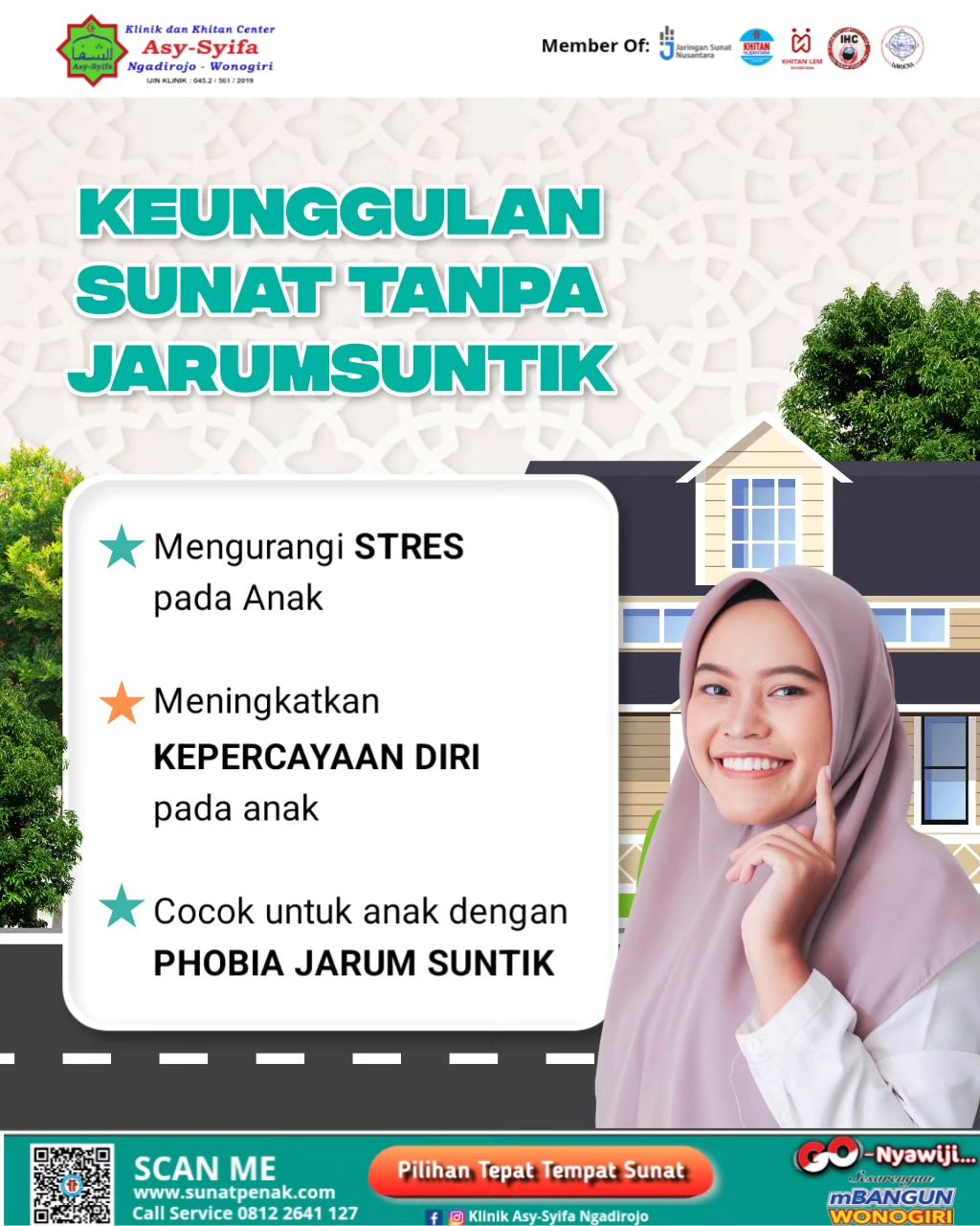 Keunggulan Sunat Tanpa Jarum Suntik di Klinik dan Khitan Center Asy Syifa Ngadirojo - 0813 2641 127