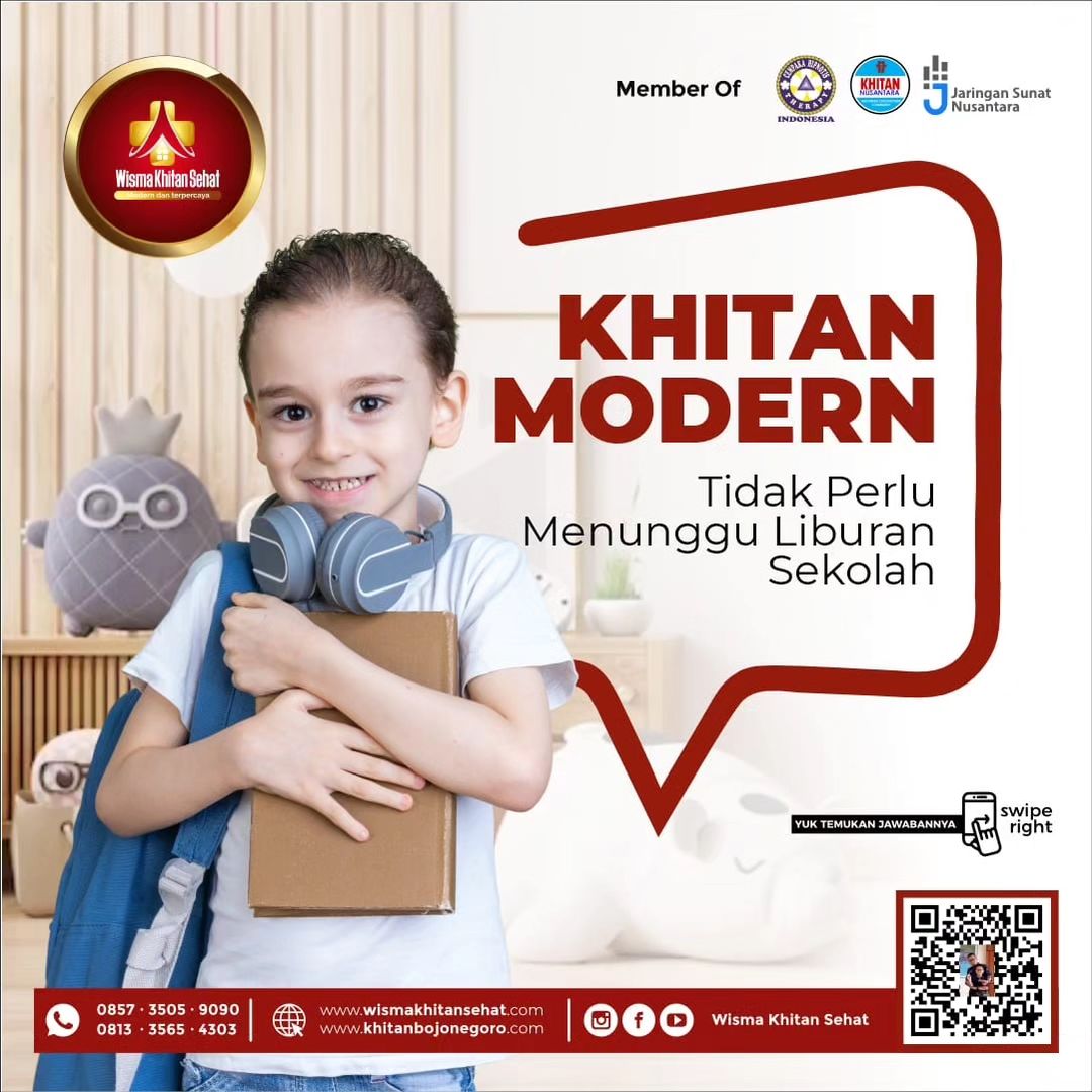 Wisma Khitan Sehat: Khitan Modern Tidak Perlu Menunggu Liburan Sekolah - 0857 3505 9090