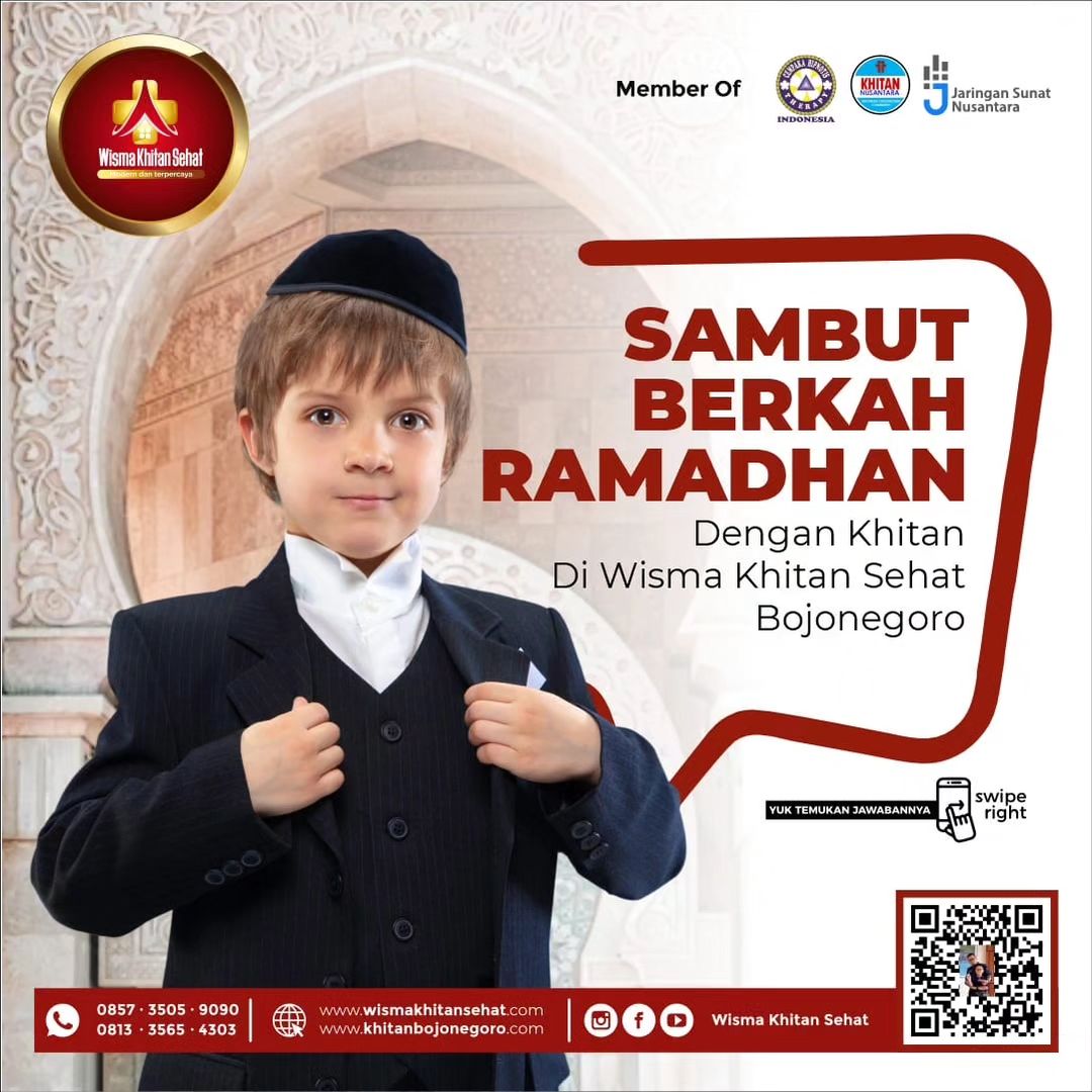 Sambut Berkah Ramadhan Dengan Khitan di Wisma Khitan Sehat Bojonegoro - 0857 3505 9090