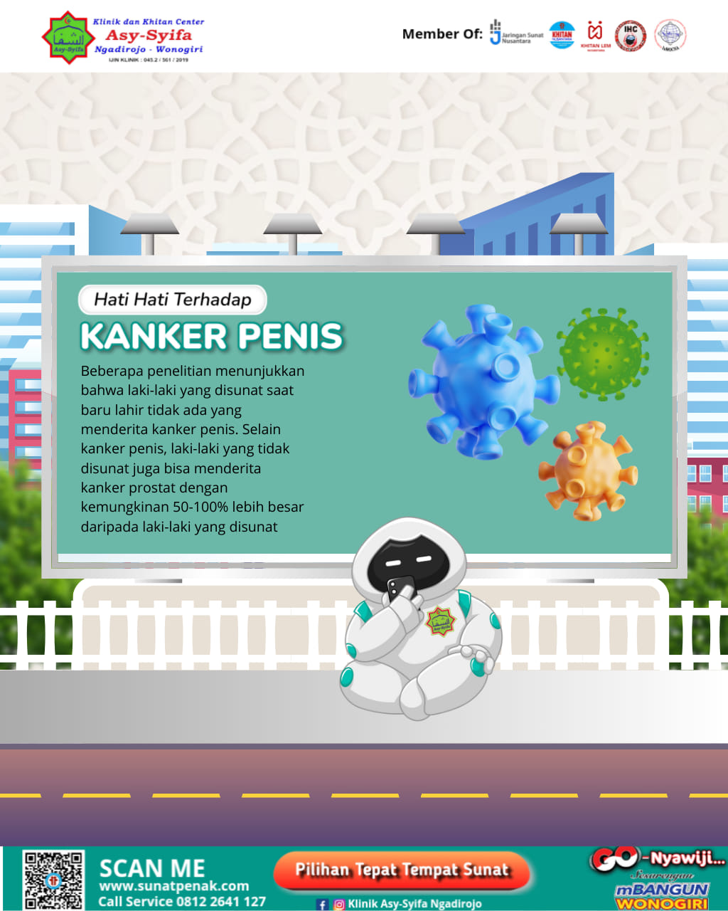 Hati-hati Terhadap Kanker Penis! Ini Penjelasan Dari Klinik dan Khitan Center Asy Syifa Ngadirojo Wonogiri - 0812 2641 127