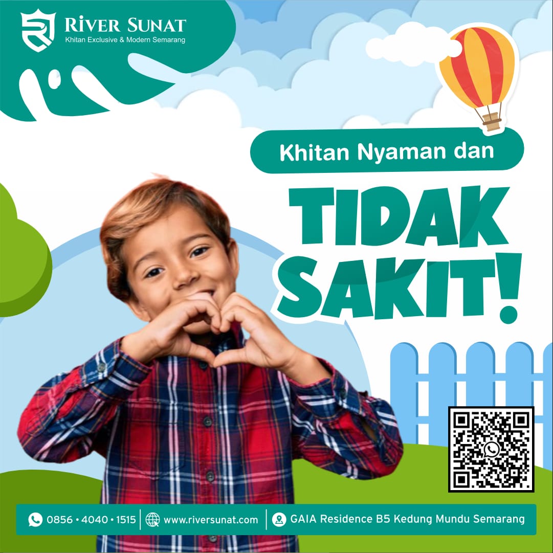 Sunat Anak Aman dan Menyenangkan dengan River Sunat di Semarang