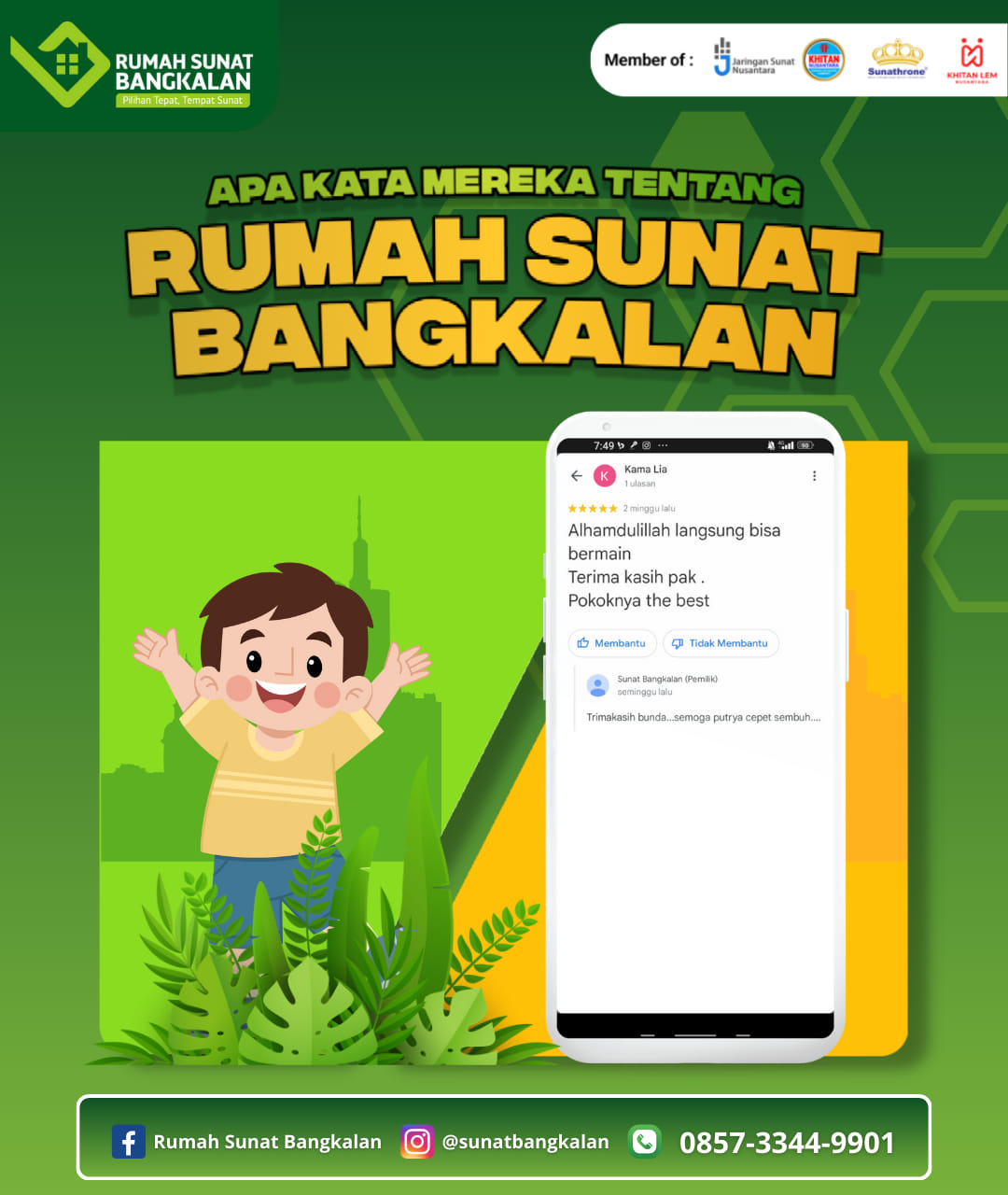 Khitan Anak Jadi Lebih Mudah dengan Metode Modern di Bangkalan