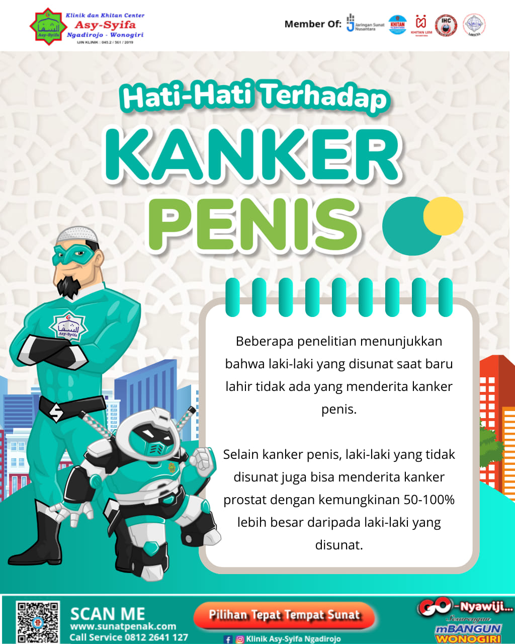 Hati-hati Terhadap Kanker Penis Ini Penjelasan Dari Klinik dan Khitan Center Asy Syifa Ngadirojo Wonogiri - 0812 2641 127